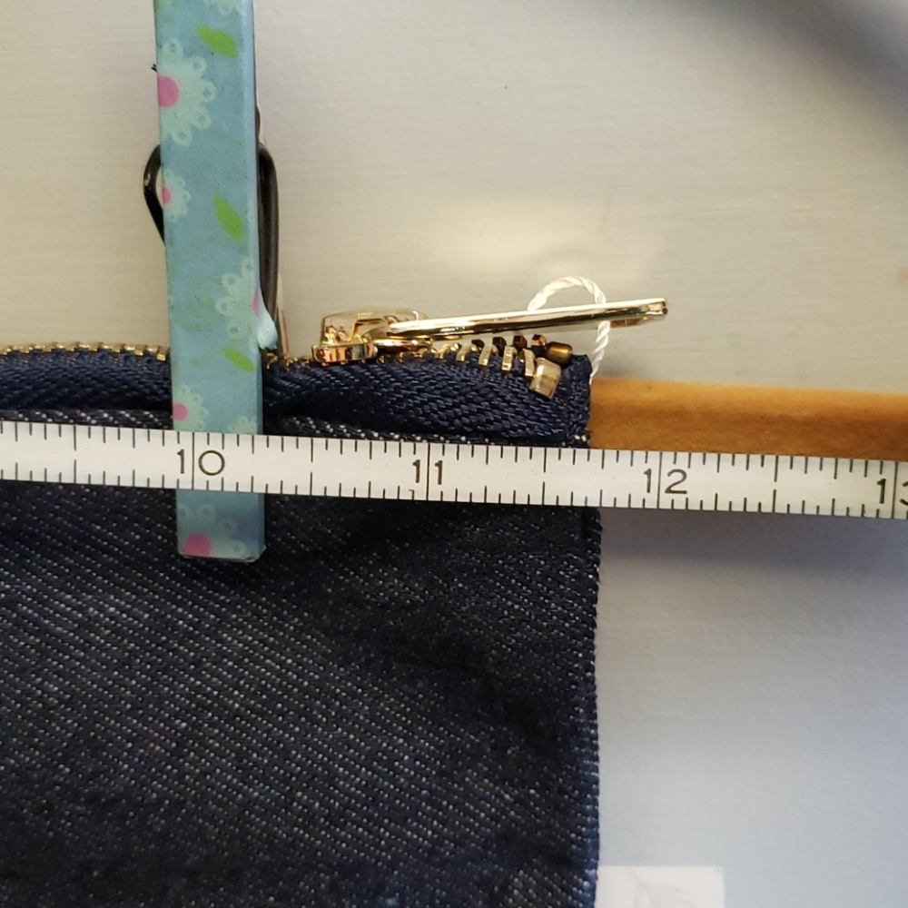 NWT Workshop 28 Denim Pouch - Picture 7 of 8
